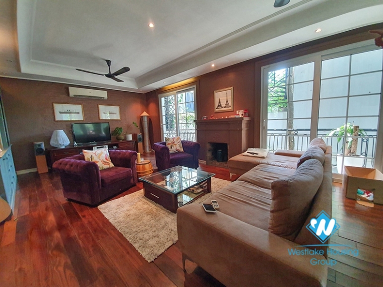 Four-bedroom house near French international school Long Bien.